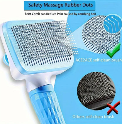 Pet Deshedding Grooming Brush