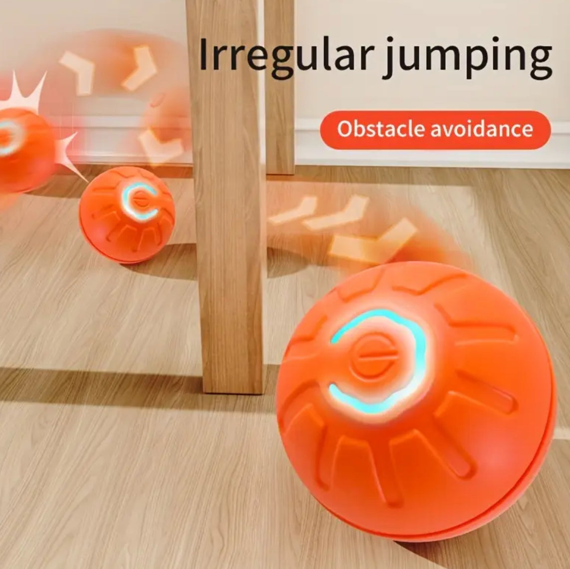 Interactive Electric Jumping Ball Dog Toy